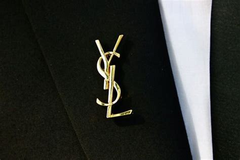 ysl brooch men.